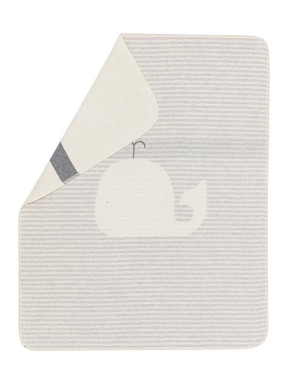 David Fussenegger Juwel Whale Stripes Baby Blanket